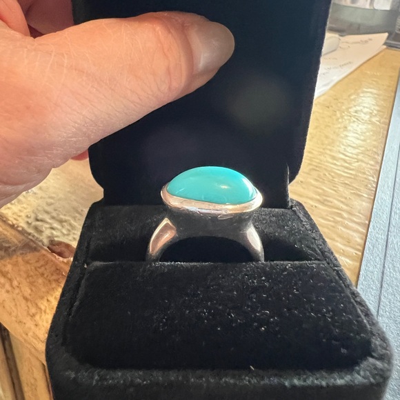 Ippolita sterling silver/turquoise ring - Picture 2 of 13